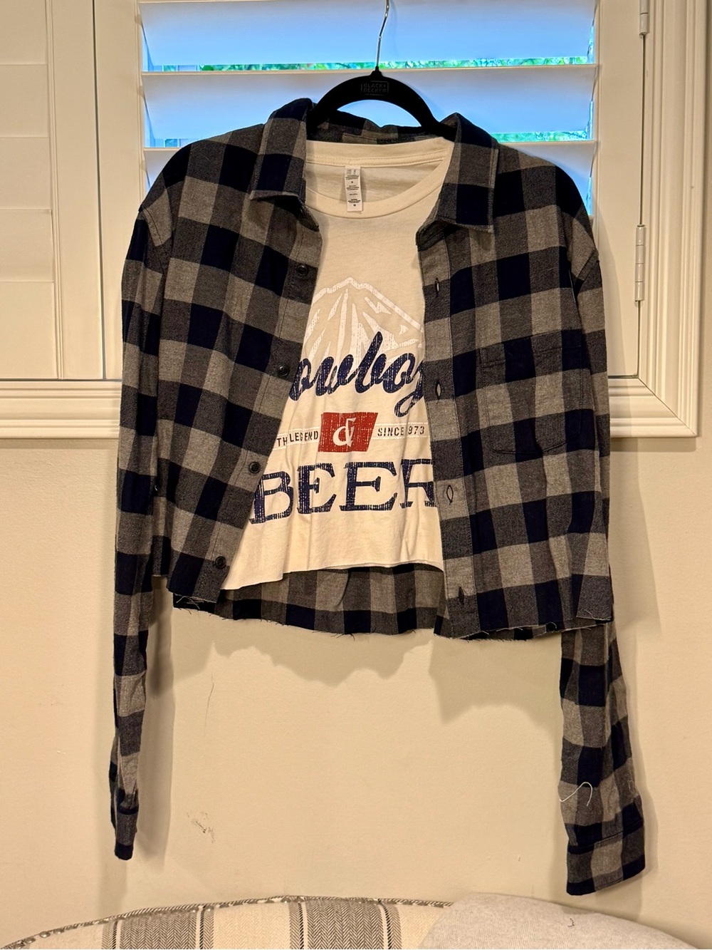 Bella Canvas Cream Kids Tee with Navy, Rust & Gold Graphic